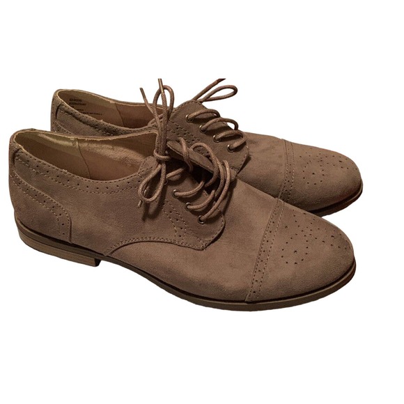 White Mountain Oxford Mens Formal Business Lace-Up Gray Suede Leather Shoe 9.5 M main image 4